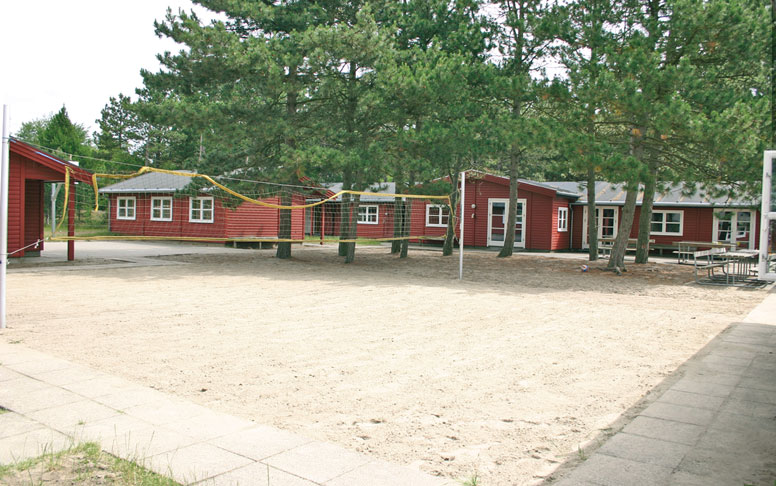 Gruppenhaus Römö mit Bolzplatz und Beachvolleyballplatz