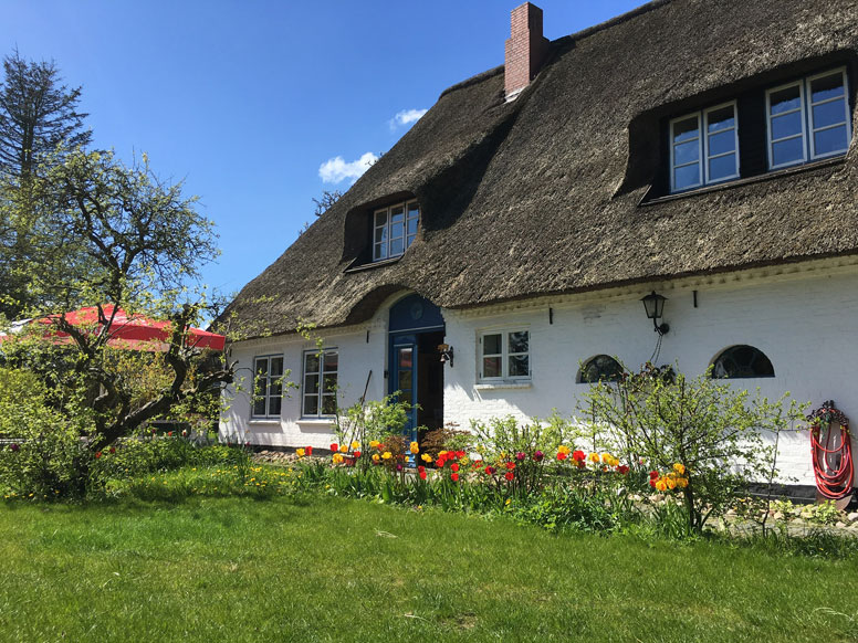 Stilvolles Ferienhaus Nordfriesland mit Kamin für große Gruppen