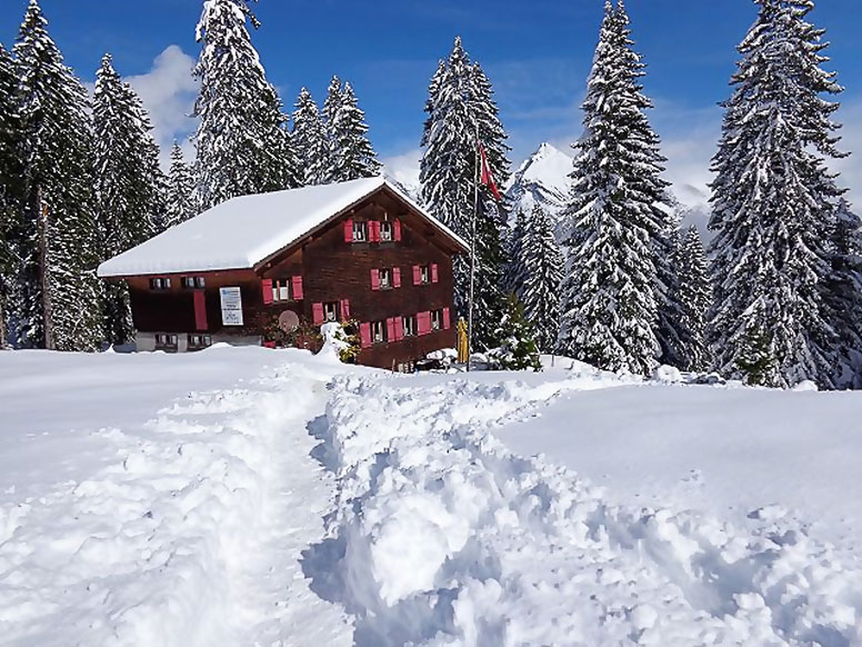 Skihütte Alt St. Johann - mitten im Skigebiet Toggenburg