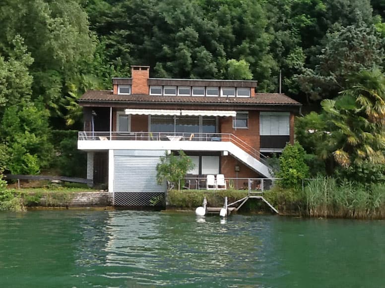 Ferienhaus direkt am Ufer des Luganer Sees