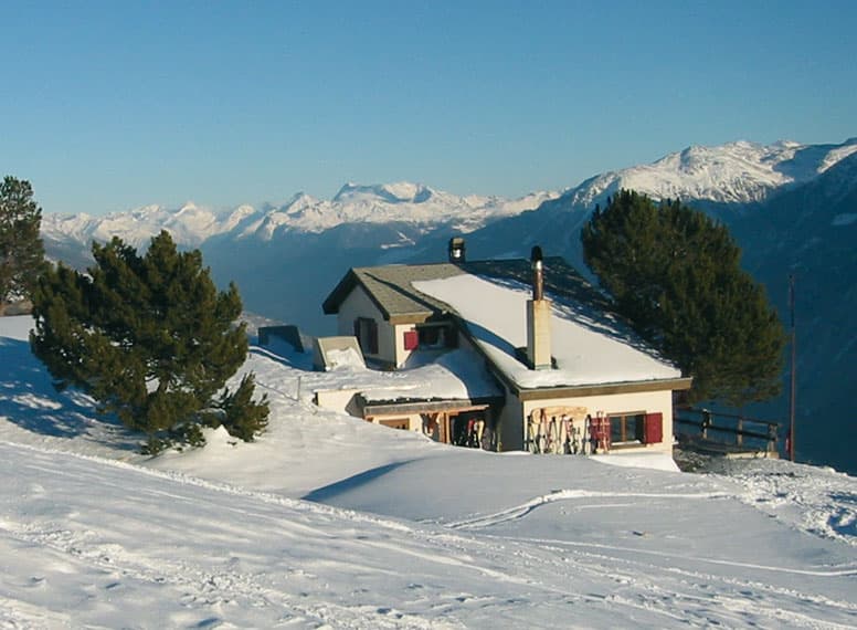 Skihütte Crans-Montana - Skiurlaub mitten im Skigebiet