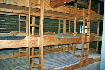der große Schlafsaal mit 26 Betten
