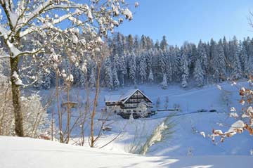 Gruppenhaus Bad Peterstal im Winter