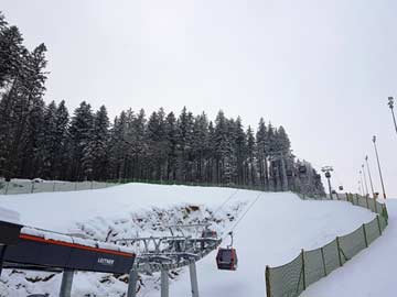 Gondelbahn im Skigebiet Hochficht