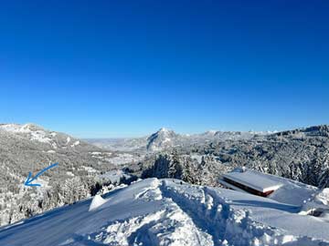 Umgebung im Winter