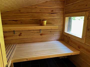 Finnische Sauna