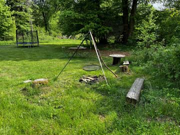 Feuerstelle im Garten