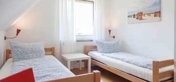 Schlafzimmer mit Einzelbetten
