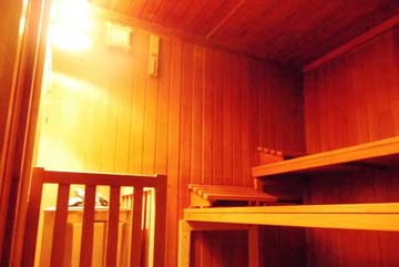 In der Sauna