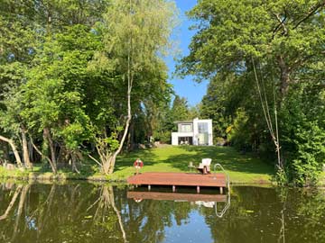 Luxus Ferienhaus Wildeshauser Geest direkt am See