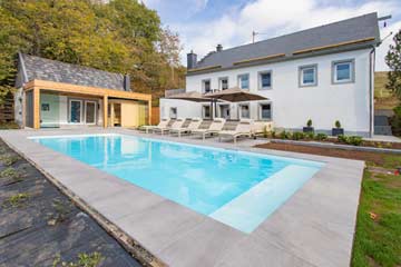 Luxus Ferienhaus Eifel mit Pool, Whirlpool und Sauna
