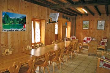 Skihütte La Plagne - Speise- und Aufenthaltsraum