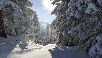 Winter in La Bresse