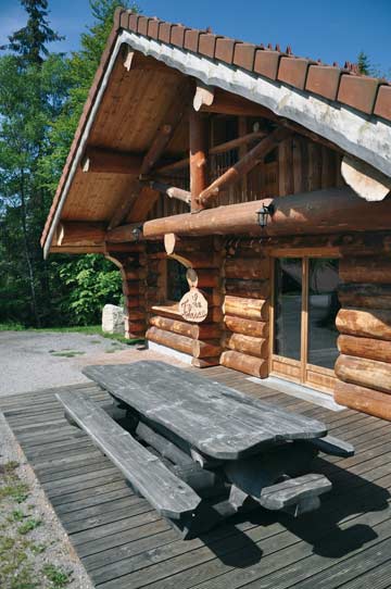 die Hütte Hohneck mit Terrasse