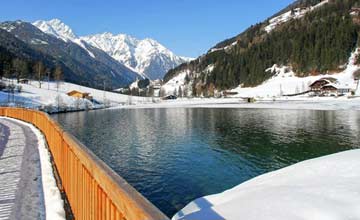 Mühlwalder See im Winter