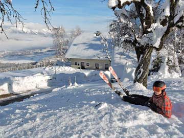 Skihütte Nassfeld - komfortabler Hüttenurlaub Sommer wie Winter