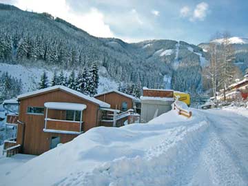 Ferienwohnung Schmittenhöhe - das Skigebiet ist im Hintergrund zu erkennen