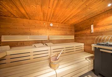 Saunabereich für alle Hausgäste
