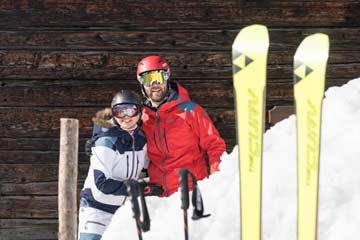 Da lacht das Skifahrerherz: direkt am Haus die Ski anschnallen und ab zur Piste (und auf Ski wieder zurück) - Ski in / Ski out eben ....