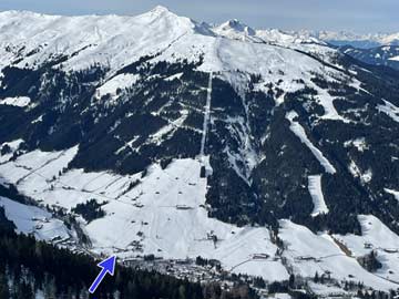Ski Beste Lage im Skigebiet