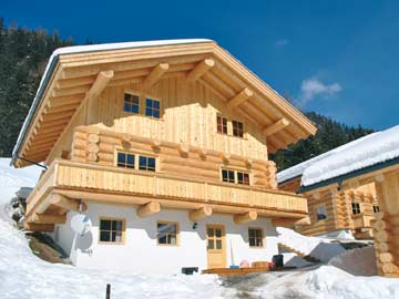 Chalet Hochoetz - Skiurlaub direkt an der Talstation in gemütlichem Holzblockhaus 