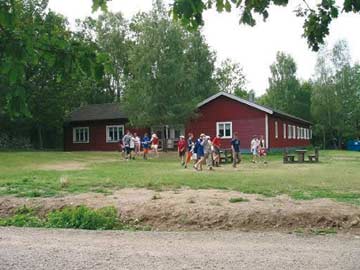 Ferienhaus Alljungen See, ein typisch schwedisches Holz-Blockhaus