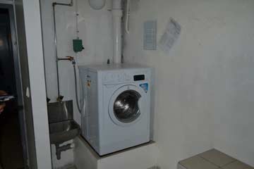 Waschmaschine im Keller