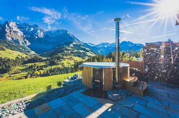 Wunderschönes, heimeliges Chalet in Adelboden mit Kamin und Hot Tub