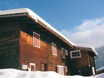 Ferienhaus Oberalp im Winter