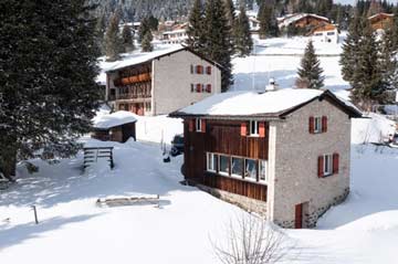 Skihütte Lenzerheide - Neuschnee in Graubünden!
