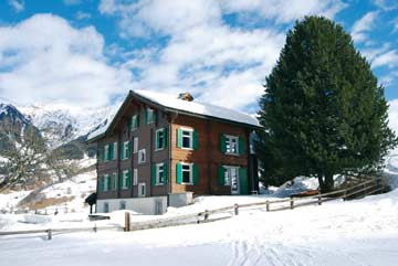 Ferienhaus Klosters im Winter