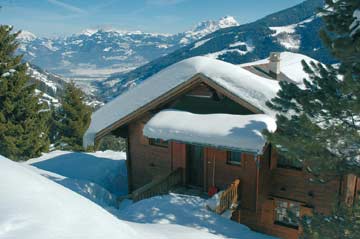 Ferienwohnung Val d'Illiez im Winter