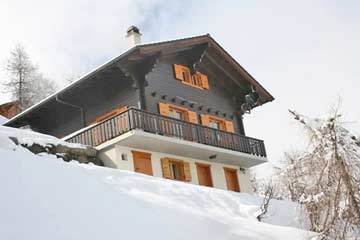 Chalet Les Collons mit Sauna - Skiurlaub direkt an der Skipiste