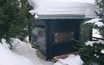 Chalet Val d Anniviers - Seitenansicht Winter