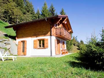 Chalet in Les Collons im Sommer