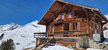 Traumhafte Bilderbuch - Skihütte