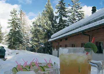 Private Apres-Ski-Bar direkt an der Skipiste (Kundenfoto)