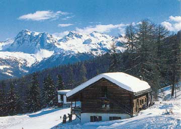 Skihütte Val d Anniviers - direkt auf der Piste