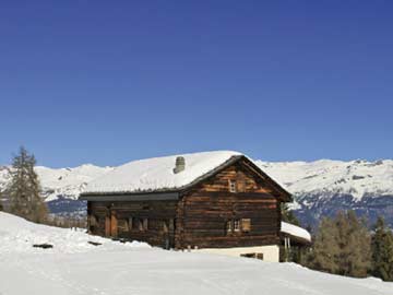 Skihütte Val d Anniviers - direkt auf der Piste