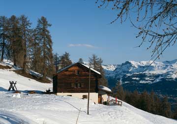 Skihütte Val d Anniviers an Ostern (Kundenfoto)